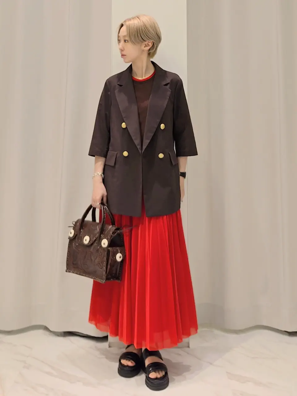 GRACE CONTINENTAL isono yui コーディネート画像