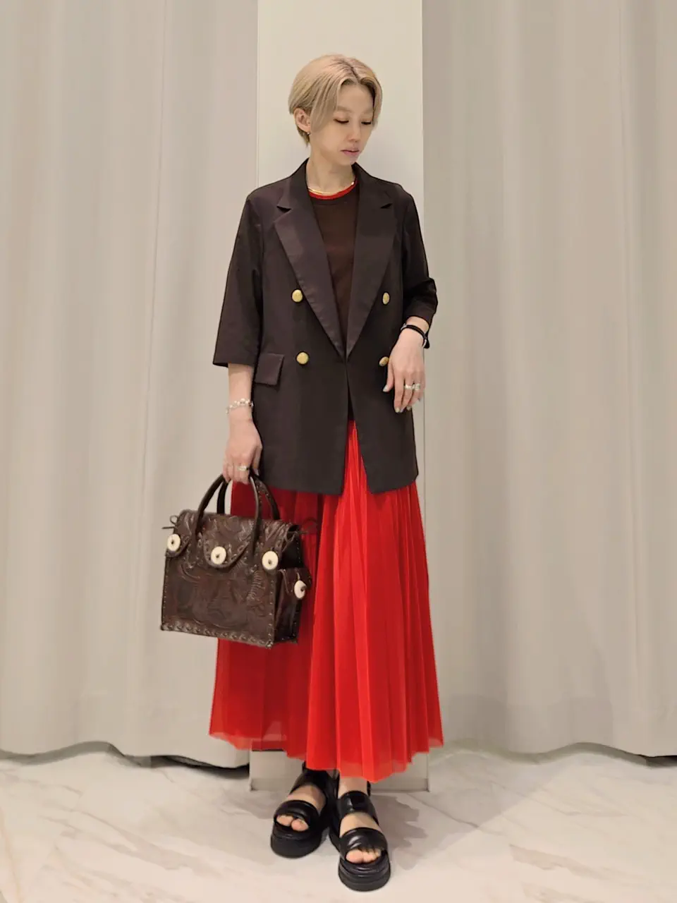 GRACE CONTINENTAL isono yui コーディネート画像