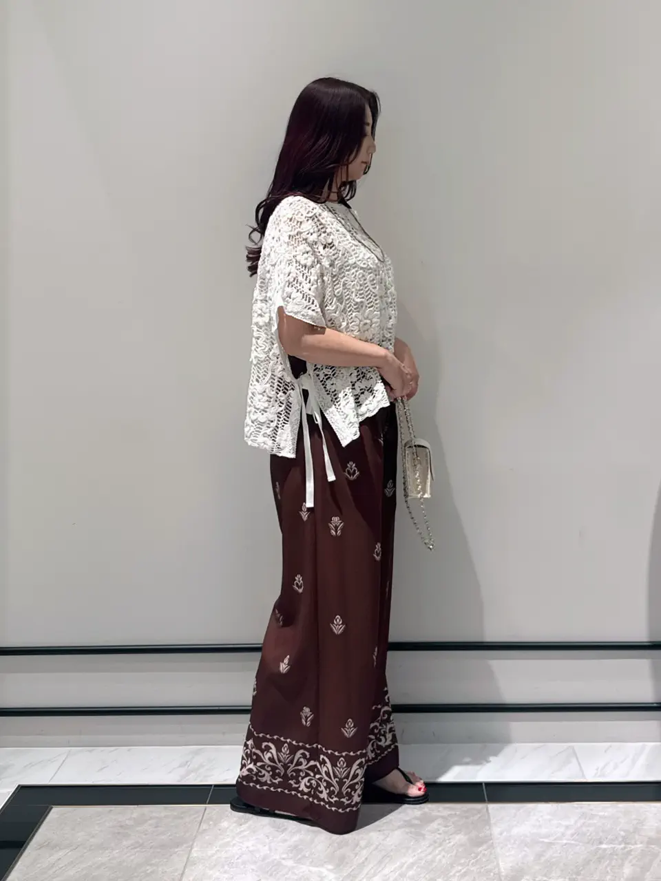 GRACE CONTINENTAL MOMOKO コーディネート画像