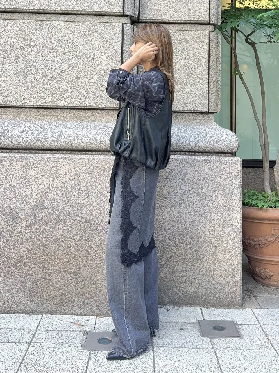 GRACE CONTINENTAL yukimi yonee コーディネート画像
