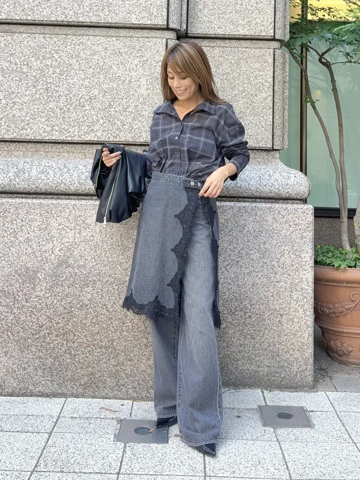 GRACE CONTINENTAL yukimi yonee コーディネート画像