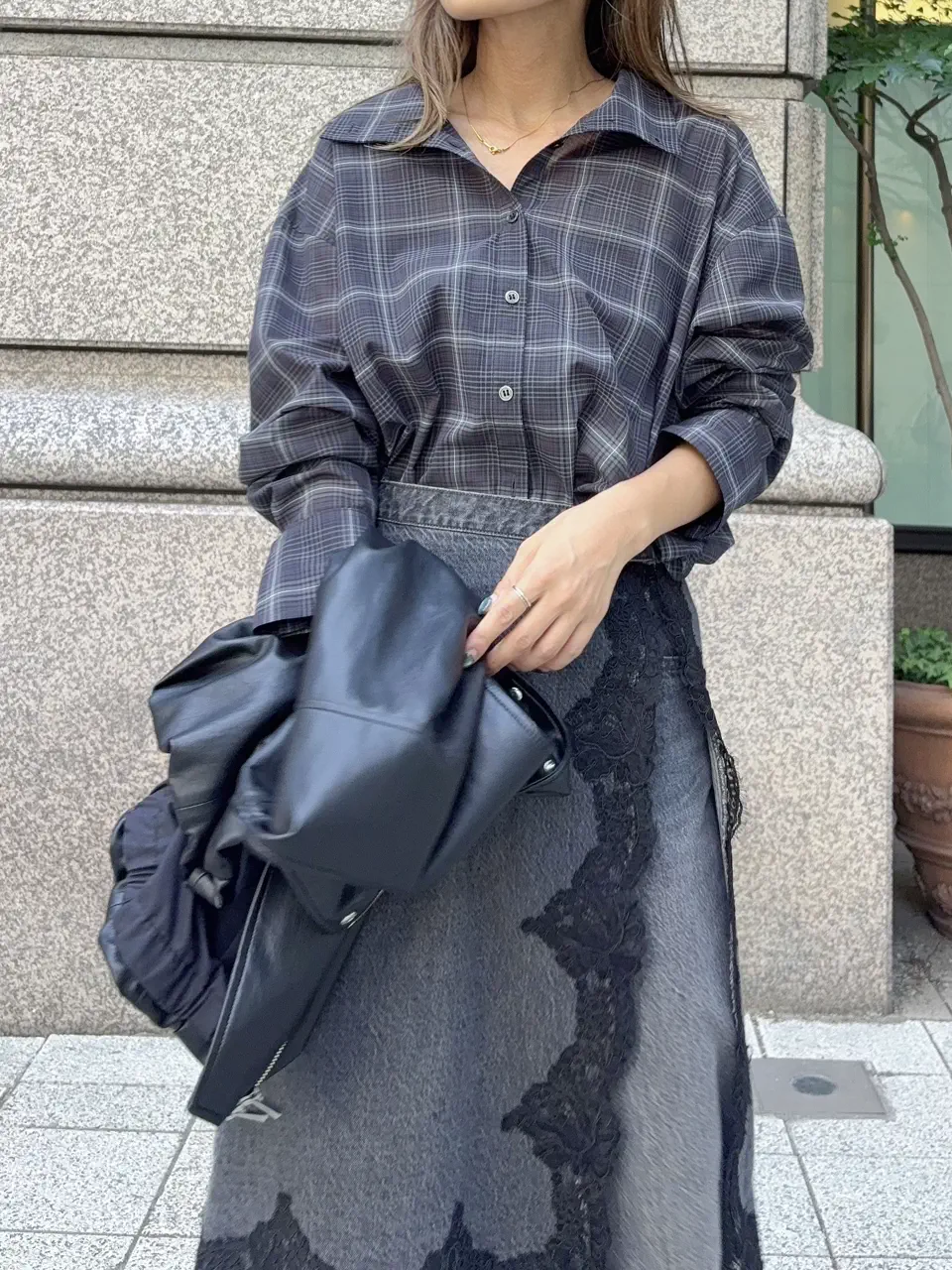 GRACE CONTINENTAL yukimi yonee コーディネート画像