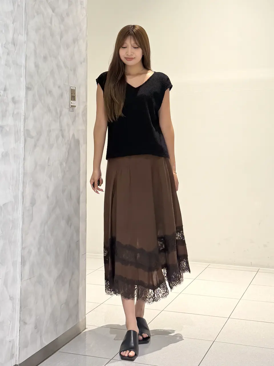 GRACE CONTINENTAL momo コーディネート画像
