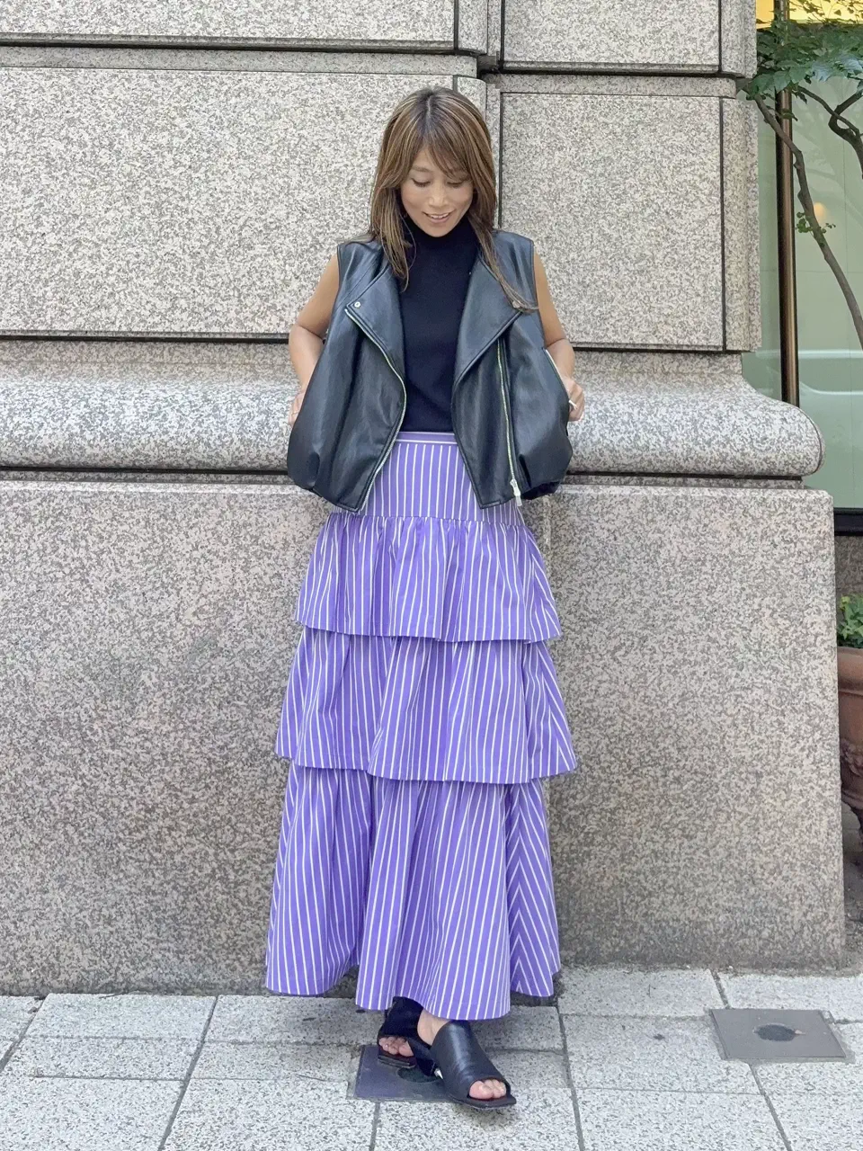 GRACE CONTINENTAL yukimi yonee コーディネート画像
