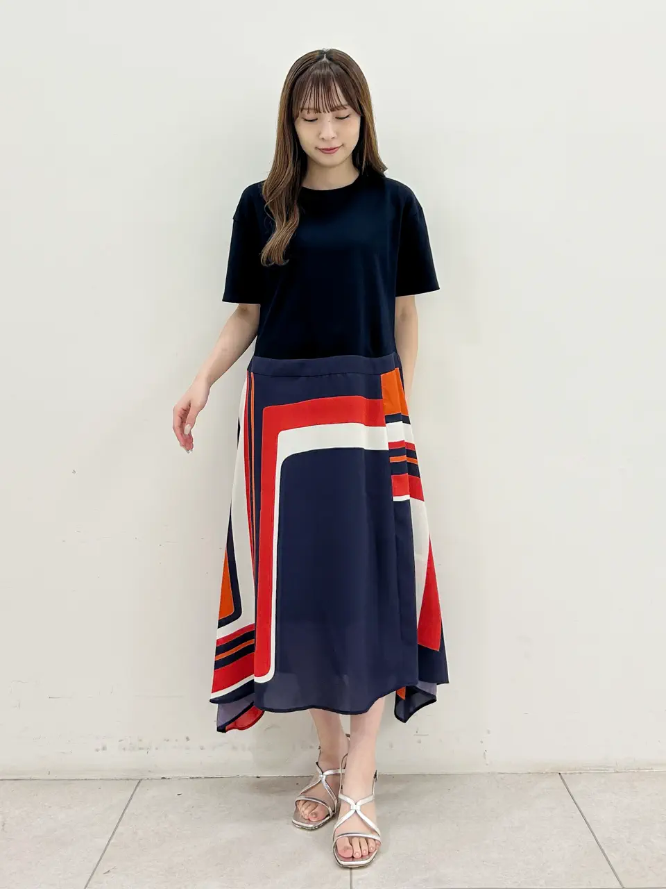 GRACE CONTINENTAL Miu Akamatsu コーディネート画像