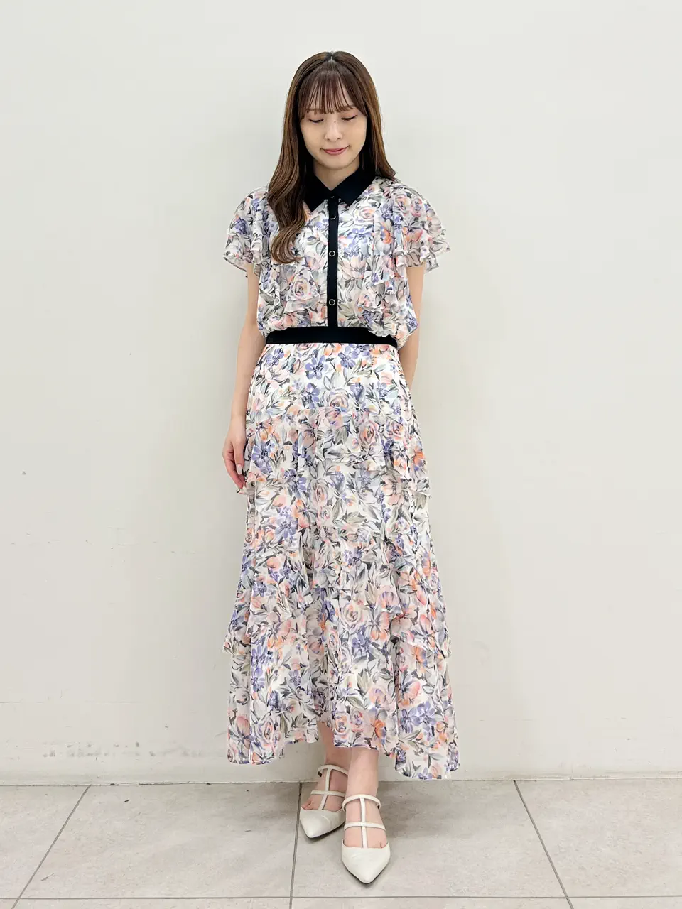 GRACE CONTINENTAL Miu Akamatsu コーディネート画像