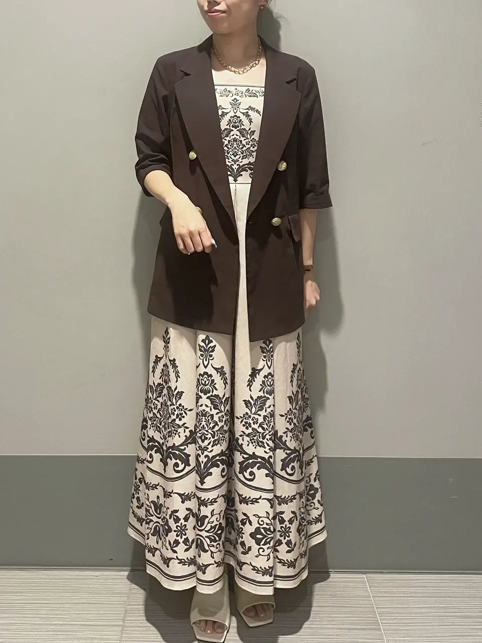 GRACE CONTINENTAL 細川　もなみ コーディネート画像
