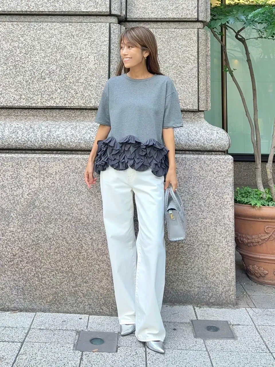 GRACE CONTINENTAL yukimi yonee コーディネート画像