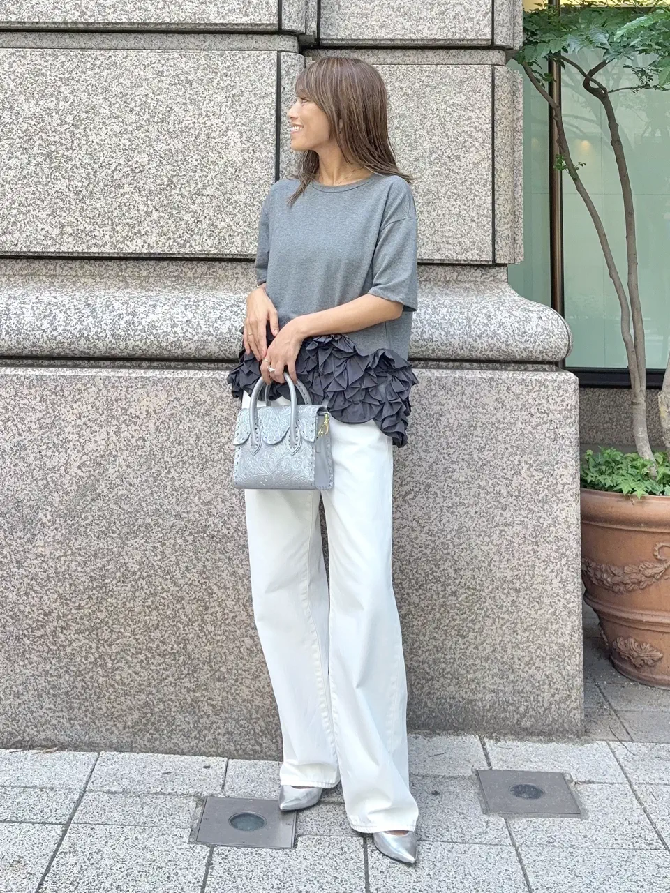 GRACE CONTINENTAL yukimi yonee コーディネート画像