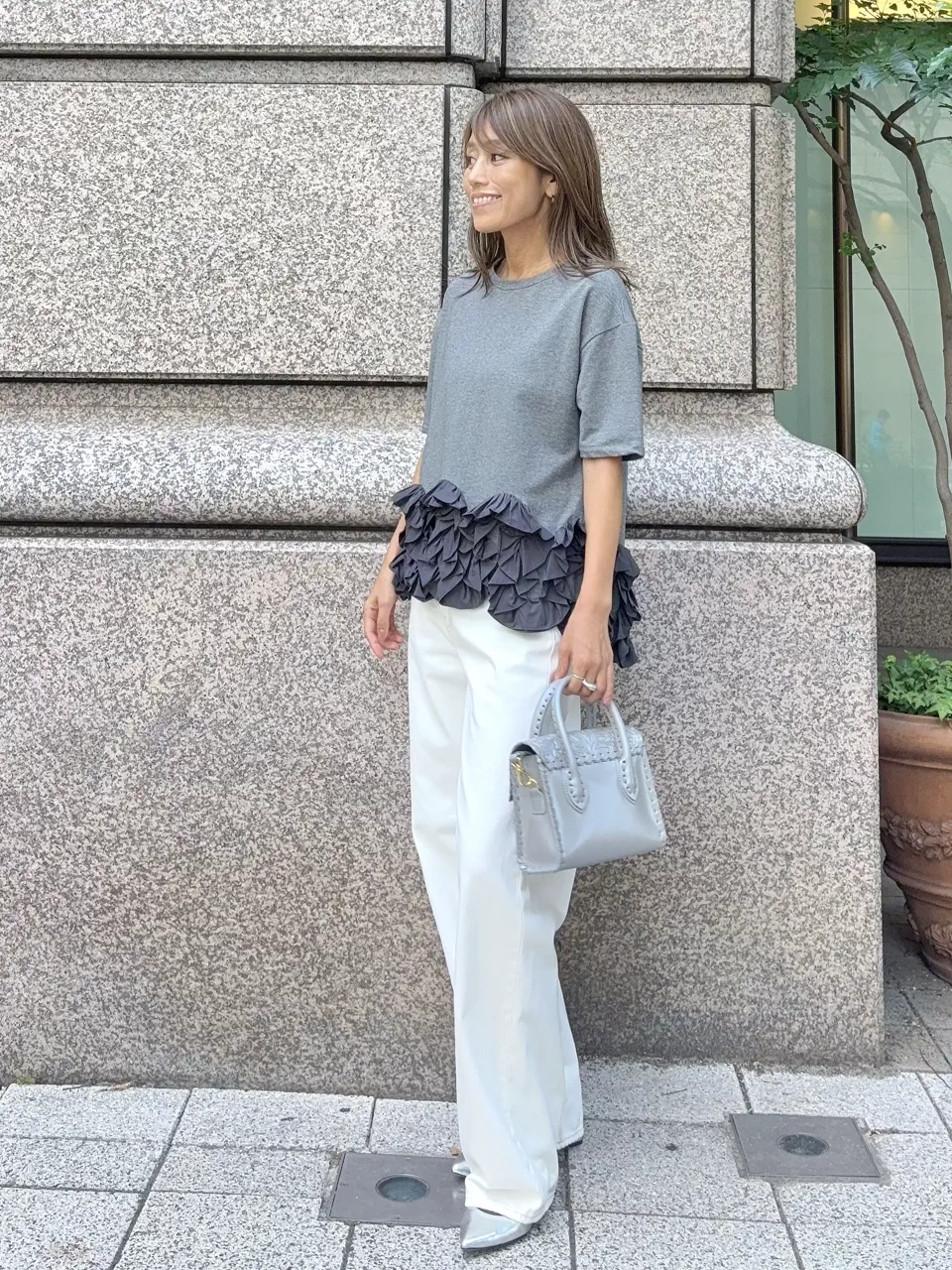 GRACE CONTINENTAL yukimi yonee コーディネート画像