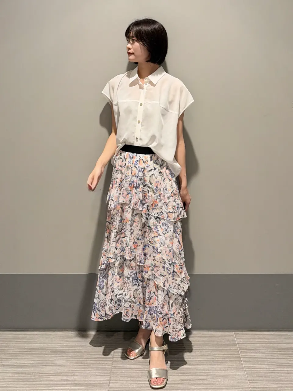 GRACE CONTINENTAL MORITA AI コーディネート画像