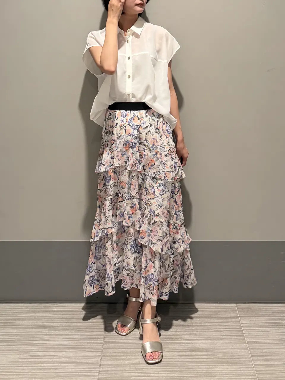 GRACE CONTINENTAL MORITA AI コーディネート画像
