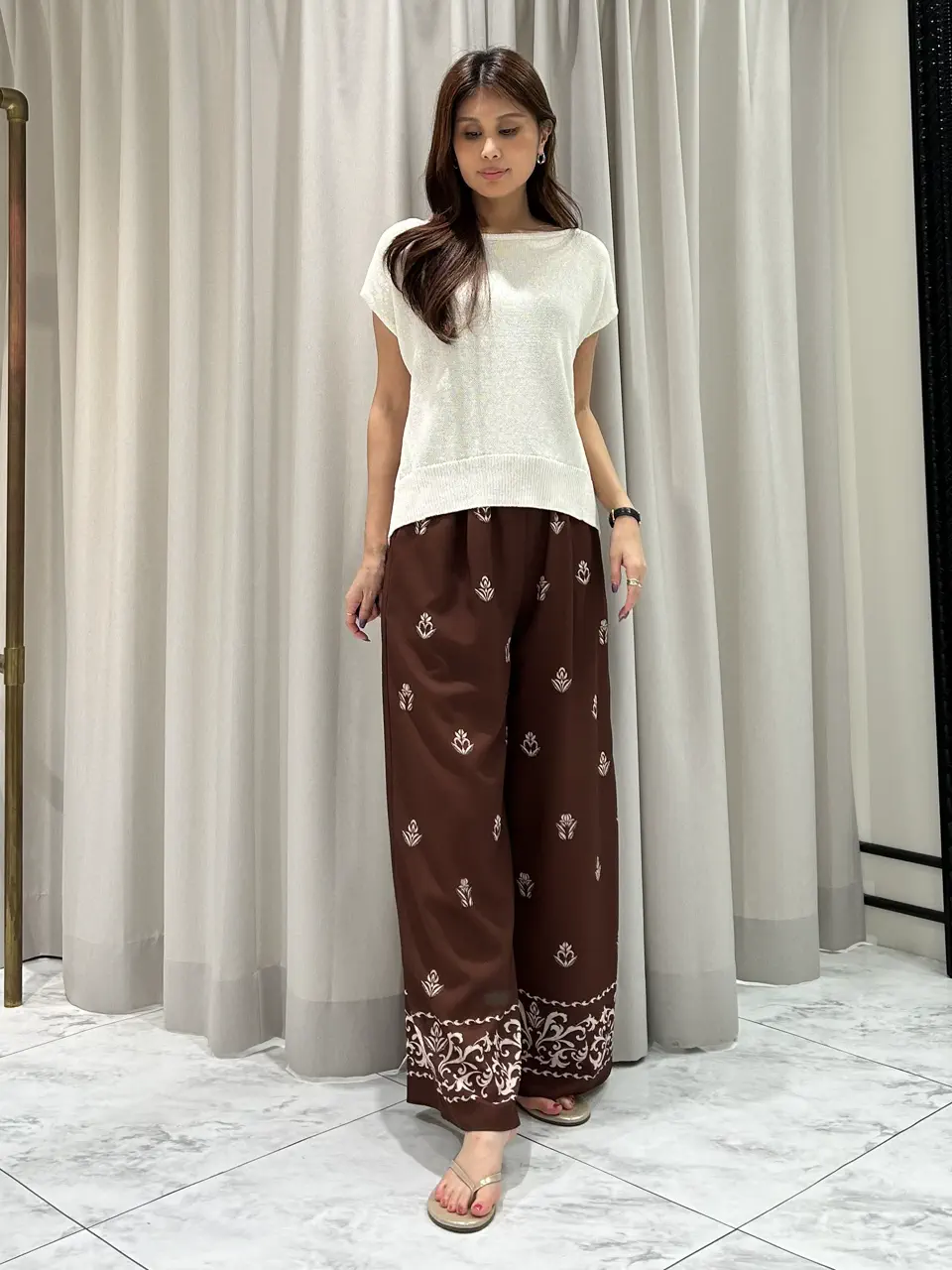 GRACE CONTINENTAL 志田　悠 コーディネート画像