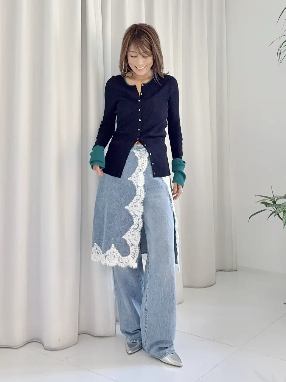 GRACE CONTINENTAL yukimi yonee コーディネート画像