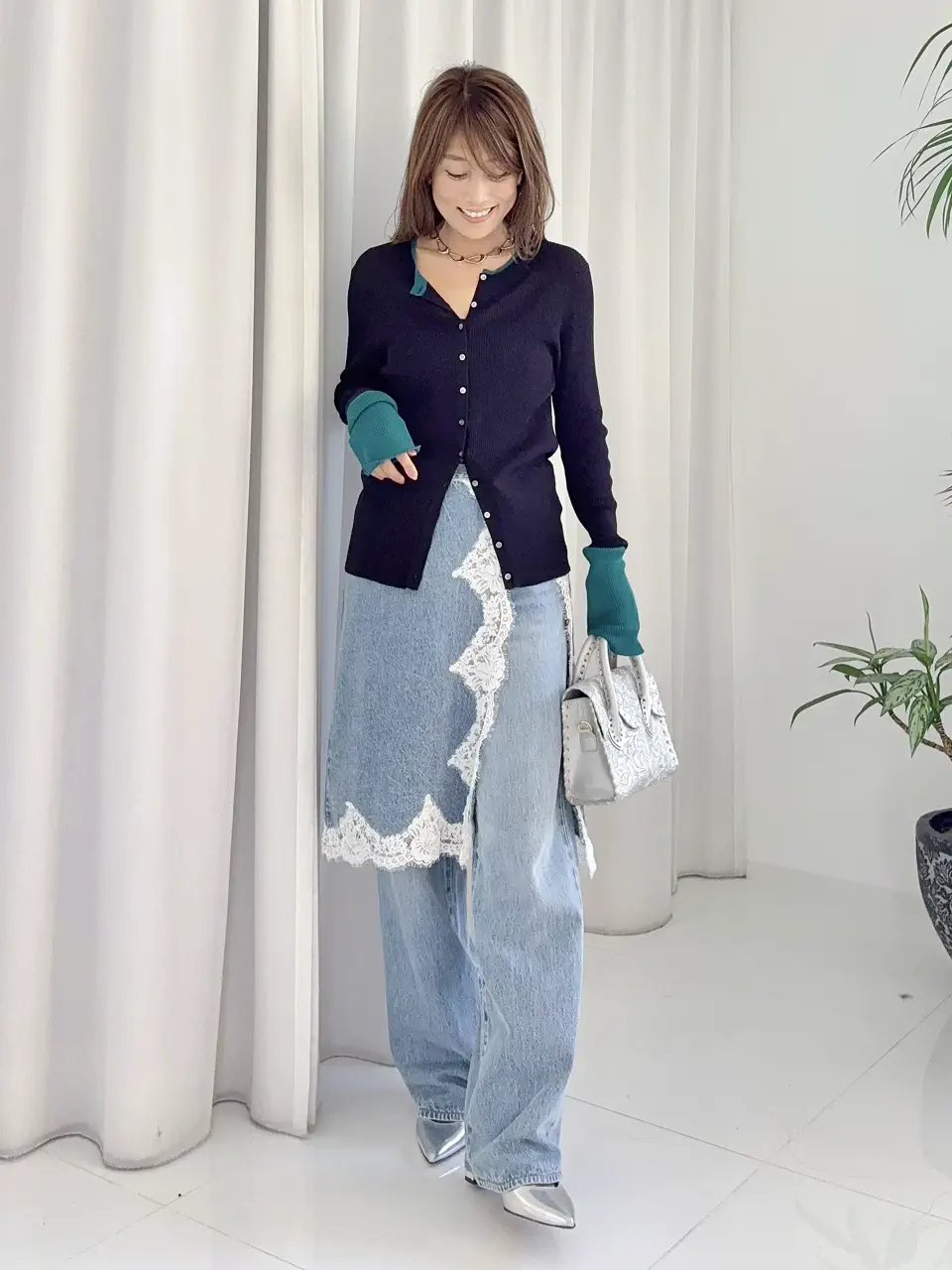 GRACE CONTINENTAL yukimi yonee コーディネート画像
