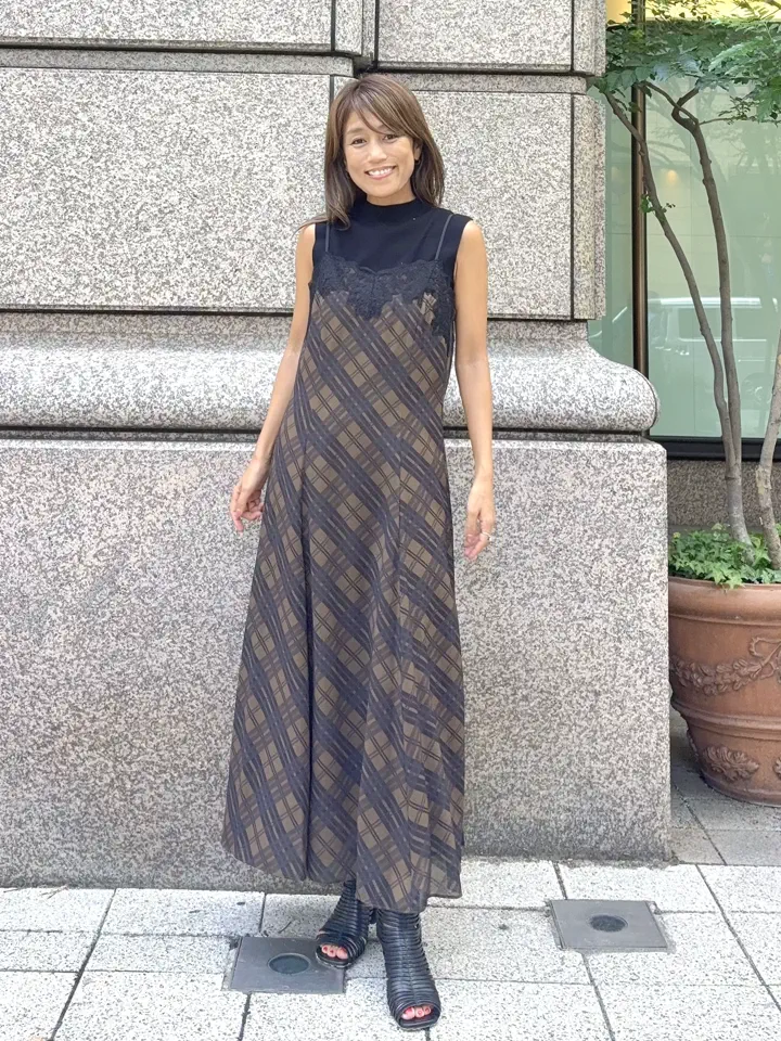 GRACE CONTINENTAL yukimi yonee コーディネート画像