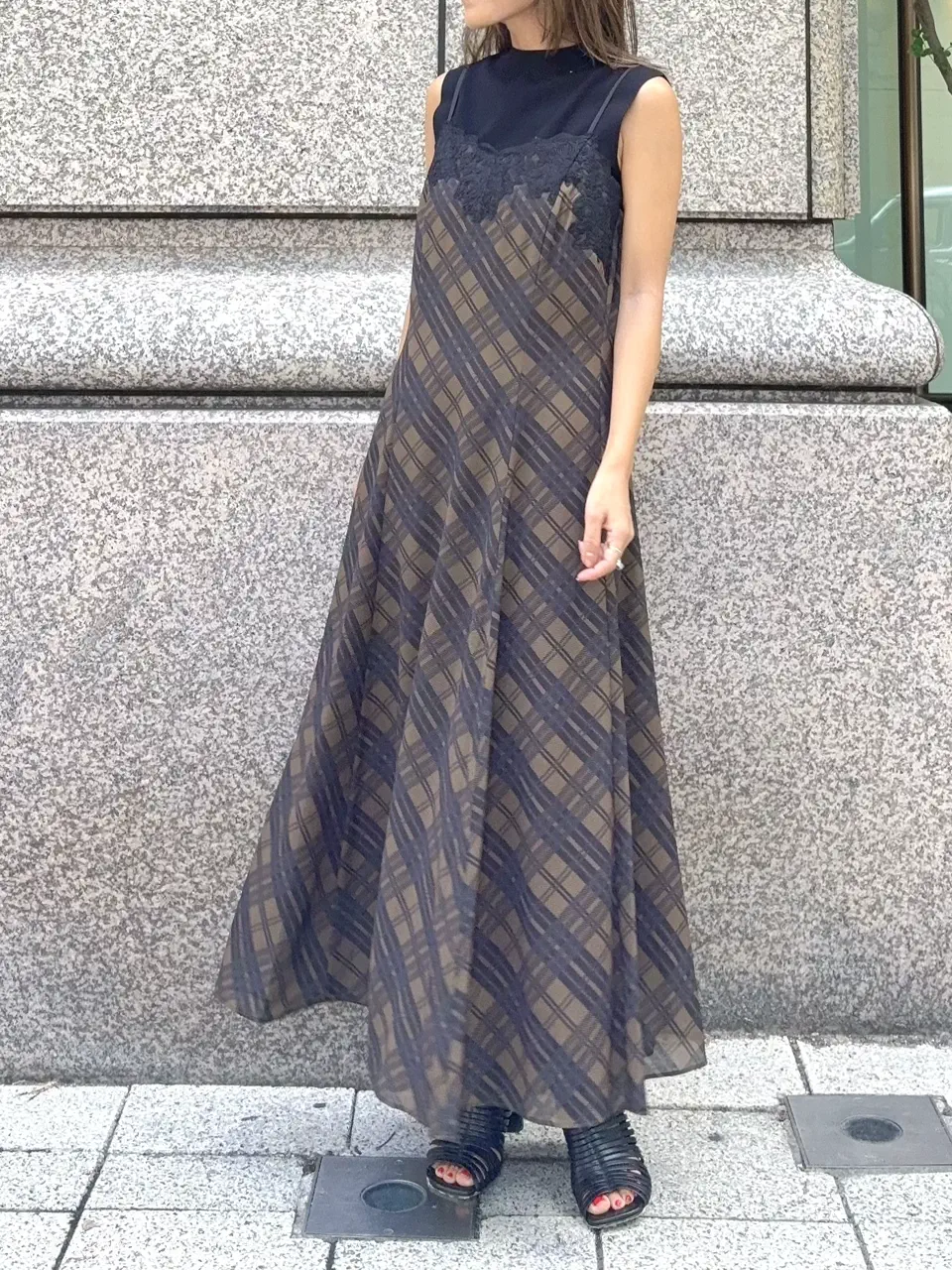 GRACE CONTINENTAL yukimi yonee コーディネート画像