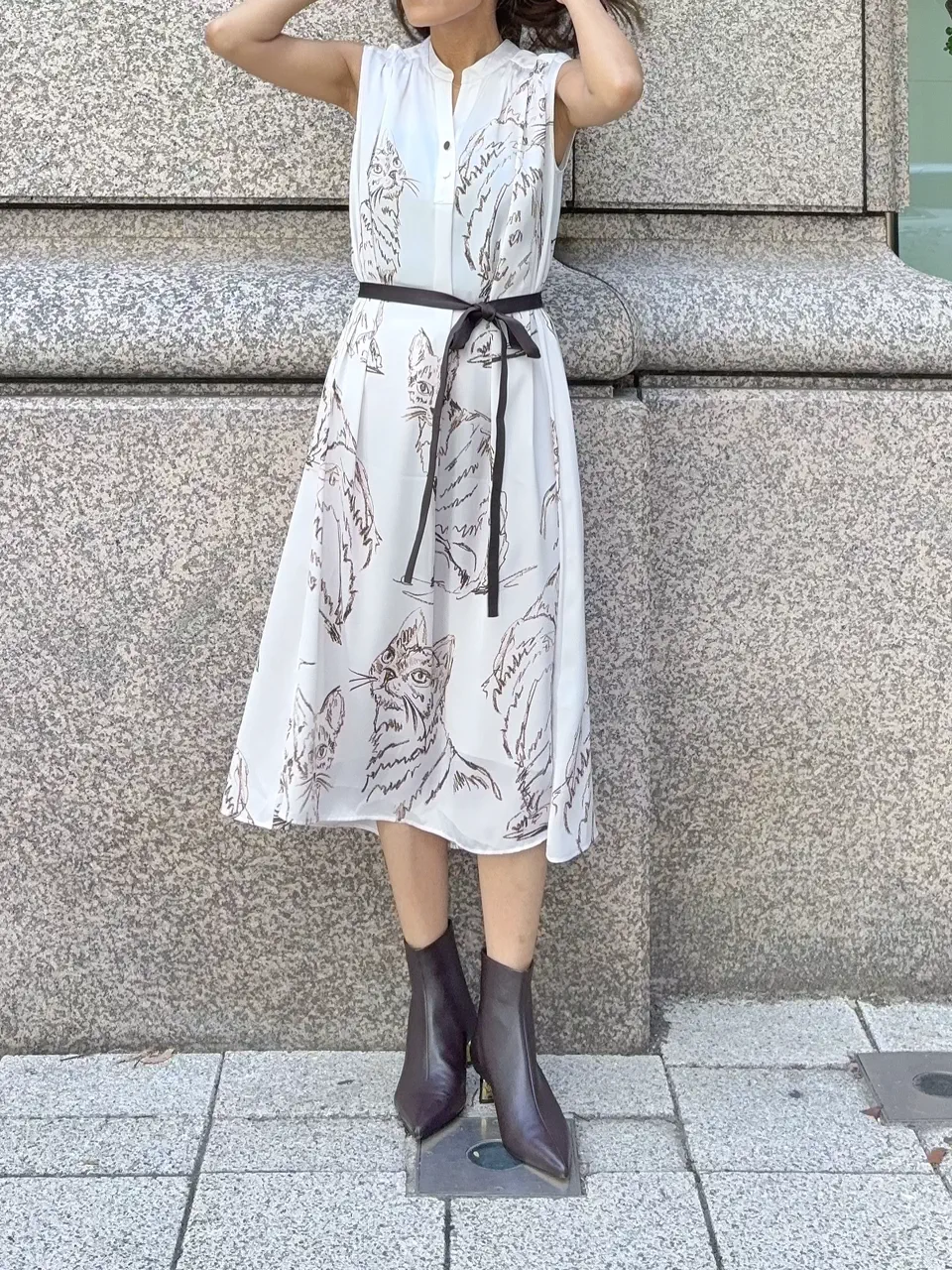 GRACE CONTINENTAL yukimi yonee コーディネート画像