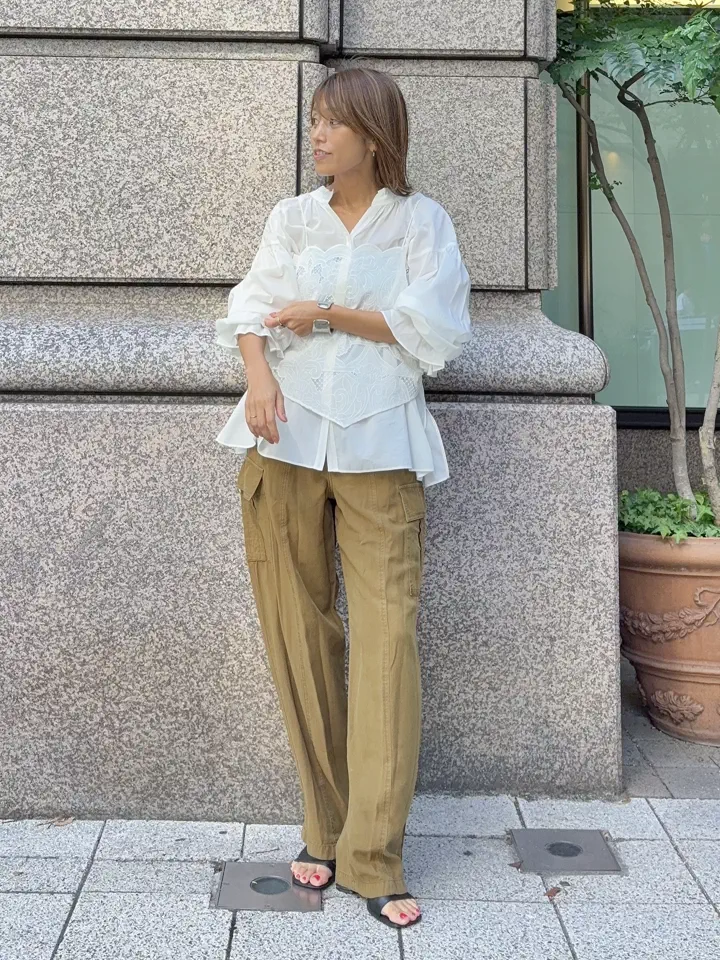 GRACE CONTINENTAL yukimi yonee コーディネート画像