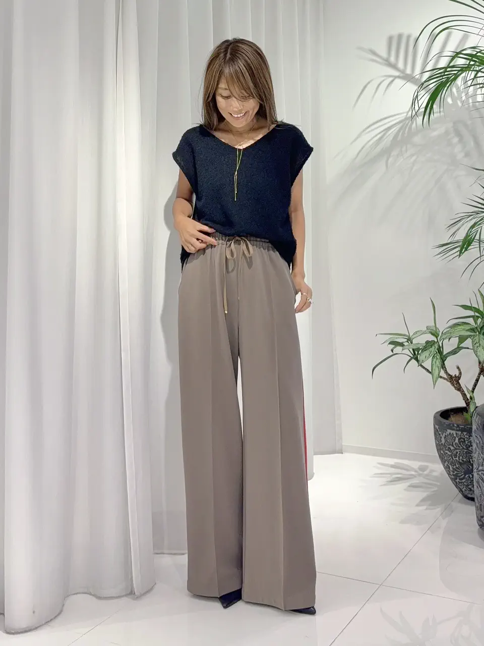 GRACE CONTINENTAL yukimi yonee コーディネート画像