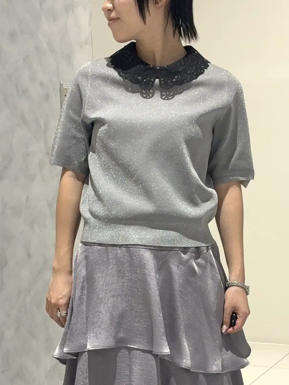 GRACE CONTINENTAL Yuna Iwasaki コーディネート画像