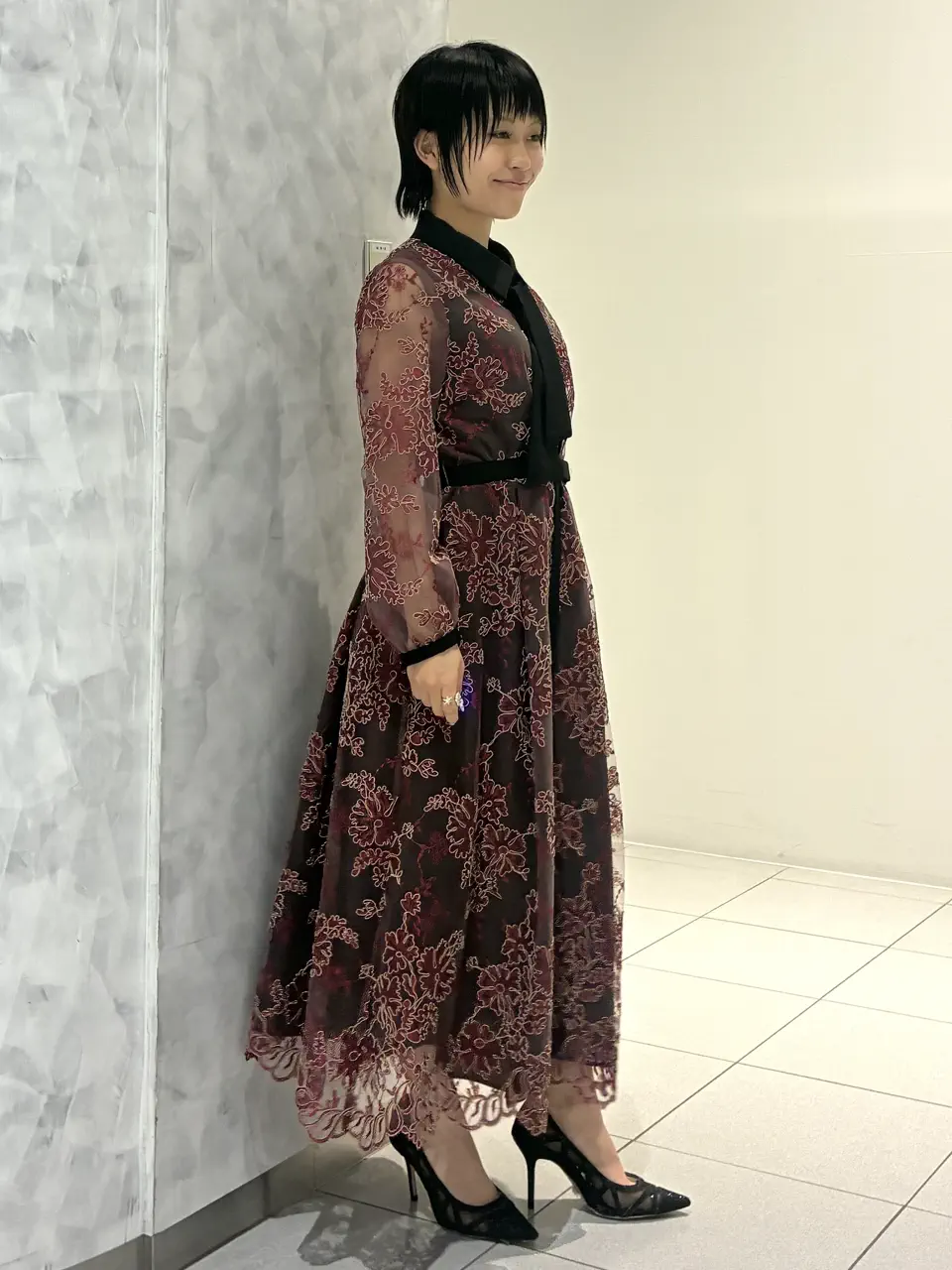 GRACE CONTINENTAL Yuna Iwasaki コーディネート画像
