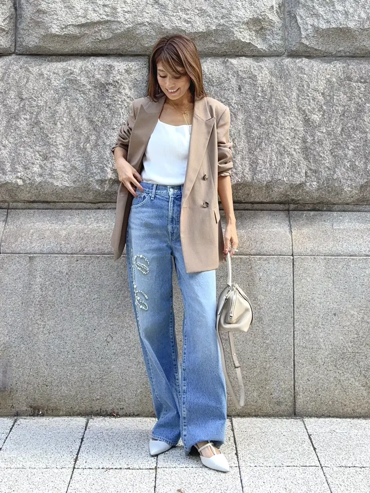 GRACE CONTINENTAL yukimi yonee コーディネート画像