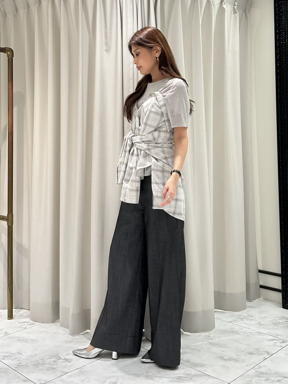 GRACE CONTINENTAL 志田　悠 コーディネート画像