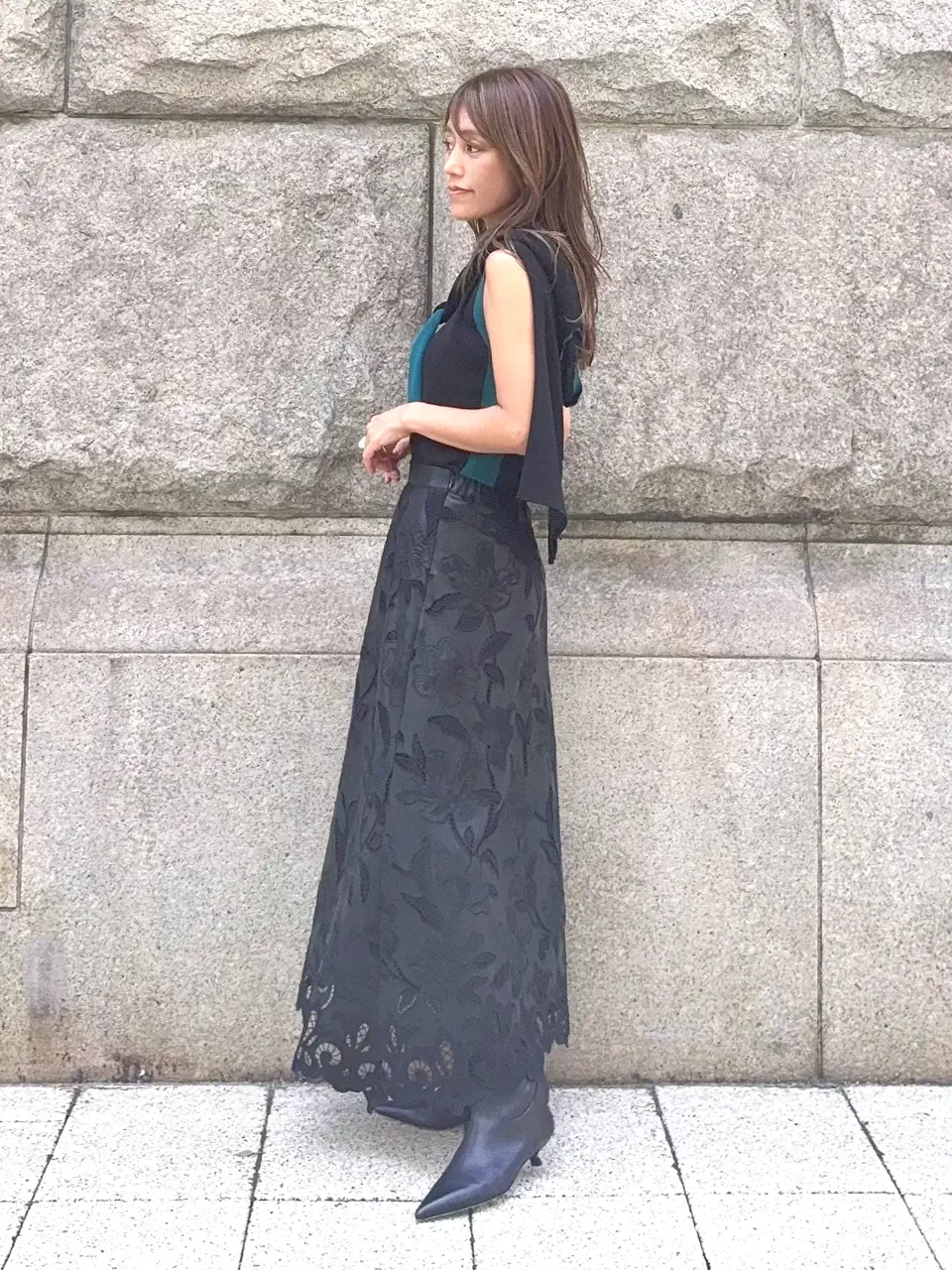 GRACE CONTINENTAL yukimi yonee コーディネート画像