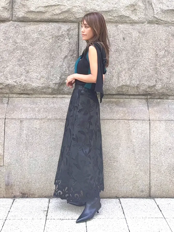 GRACE CONTINENTAL yukimi yonee コーディネート画像