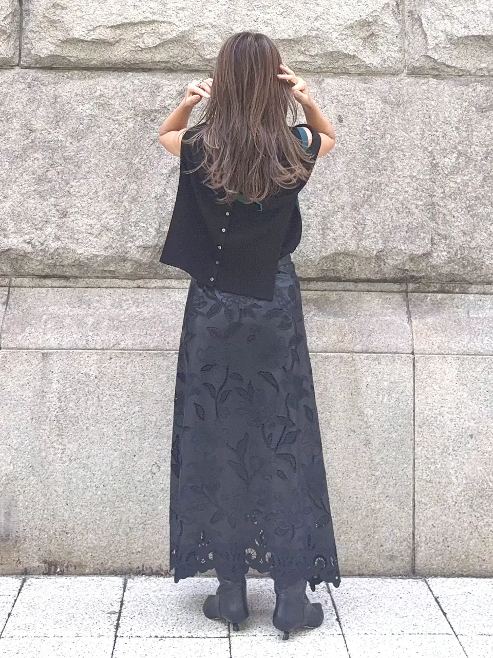 GRACE CONTINENTAL yukimi yonee コーディネート画像