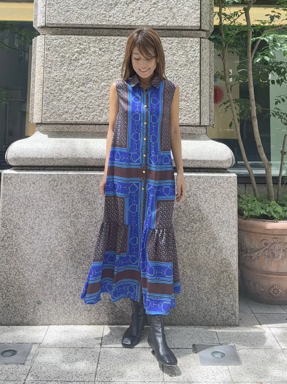 GRACE CONTINENTAL yukimi yonee コーディネート画像