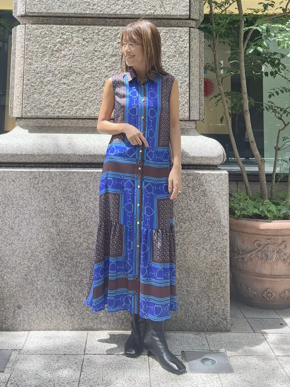 GRACE CONTINENTAL yukimi yonee コーディネート画像