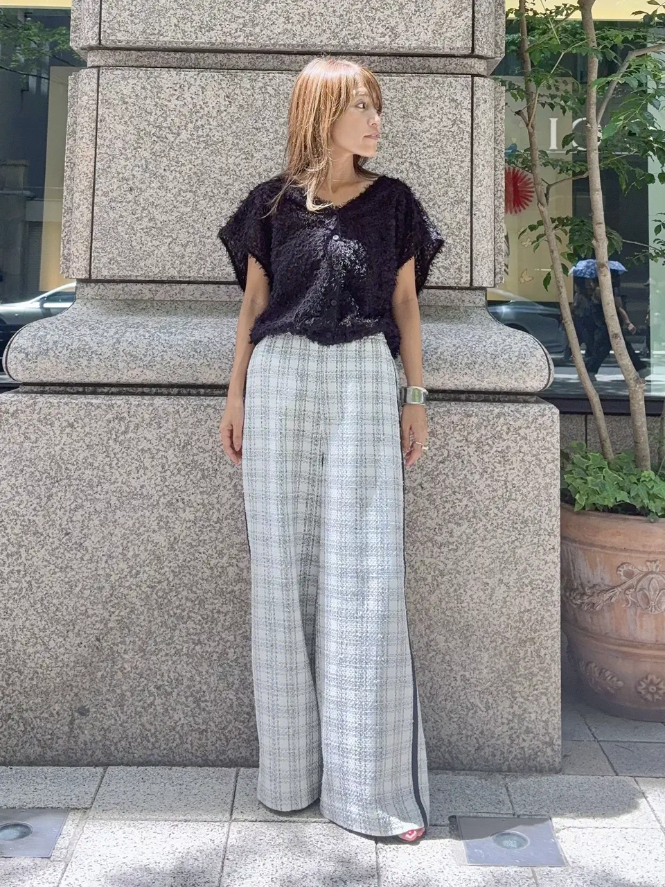 GRACE CONTINENTAL yukimi yonee コーディネート画像