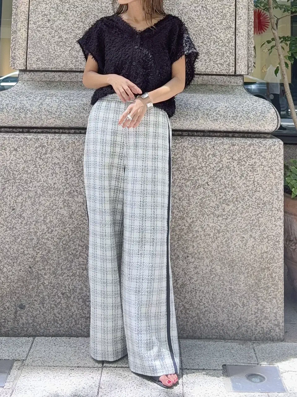 GRACE CONTINENTAL yukimi yonee コーディネート画像