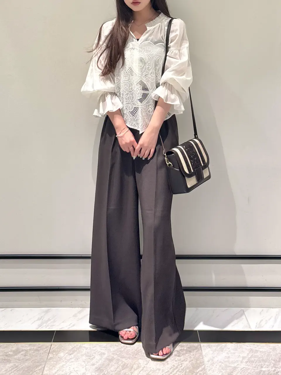 GRACE CONTINENTAL Kiku コーディネート画像