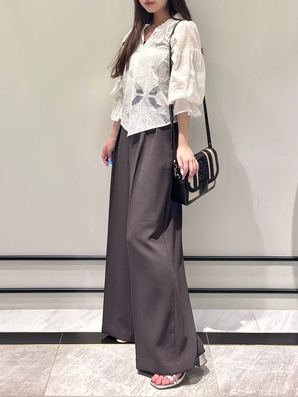 GRACE CONTINENTAL Kiku コーディネート画像