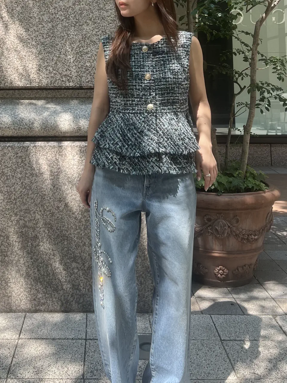 GRACE CONTINENTAL ERINA KATO コーディネート画像