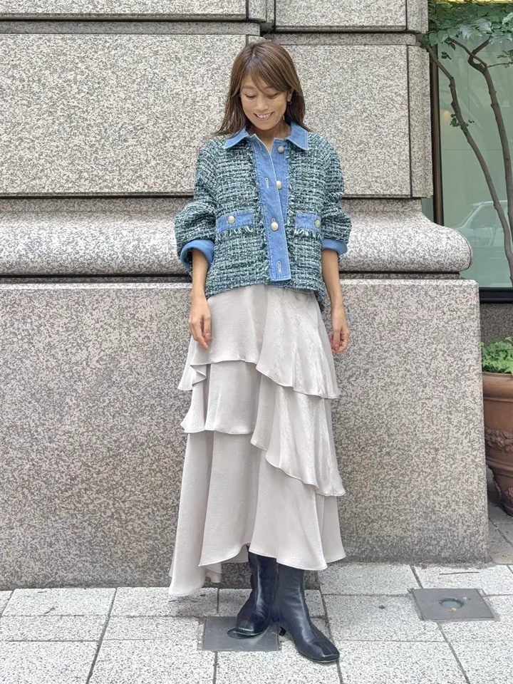 GRACE CONTINENTAL yukimi yonee コーディネート画像