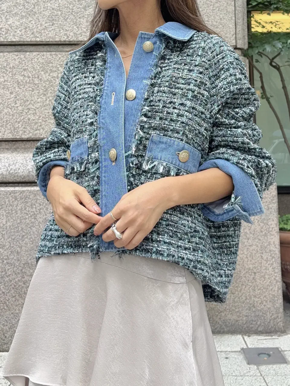 GRACE CONTINENTAL yukimi yonee コーディネート画像