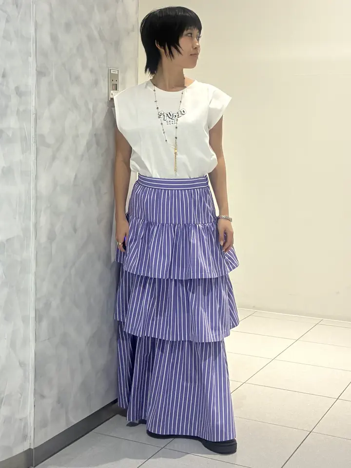 GRACE CONTINENTAL Yuna Iwasaki コーディネート画像