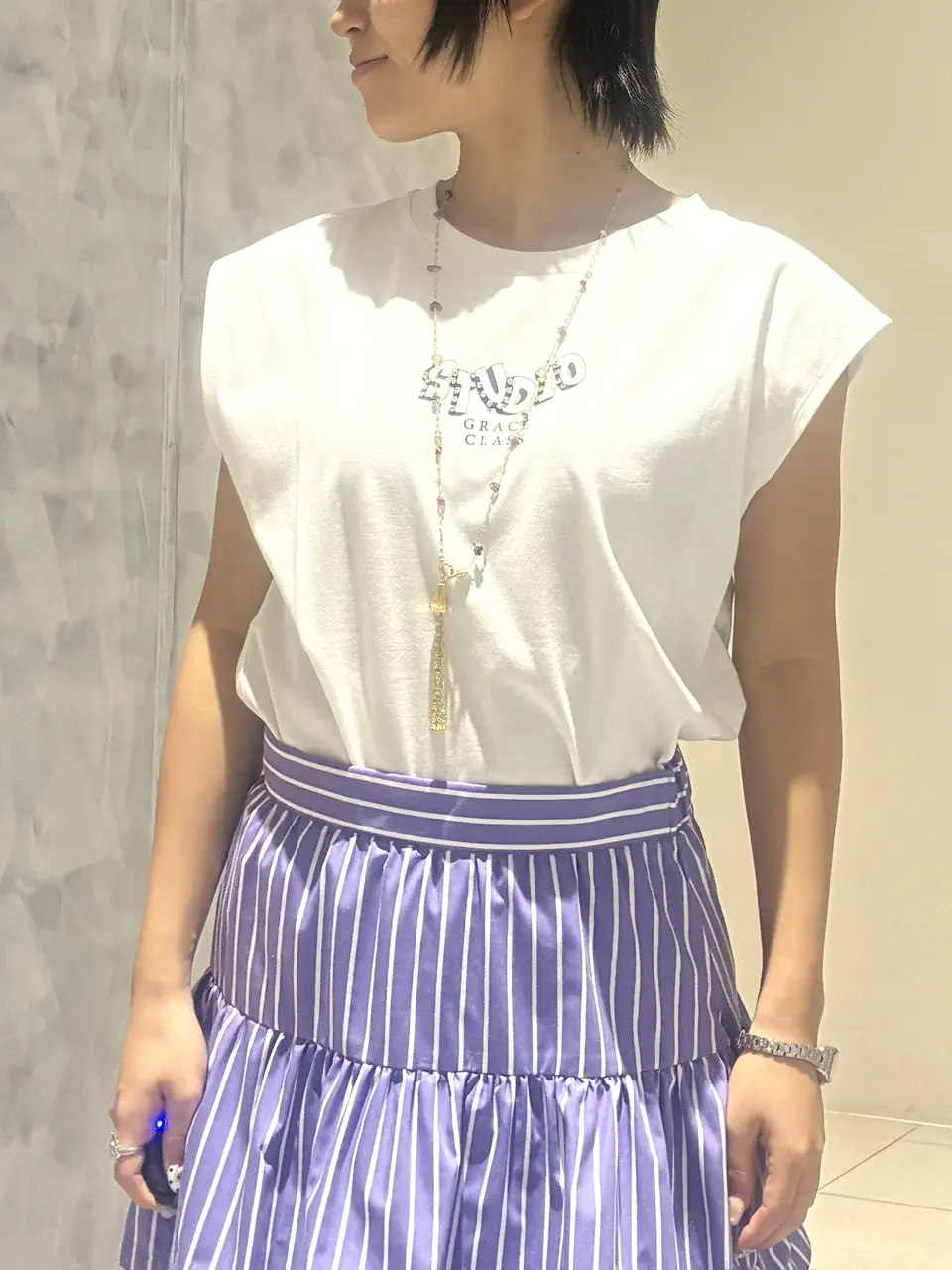 GRACE CONTINENTAL Yuna Iwasaki コーディネート画像