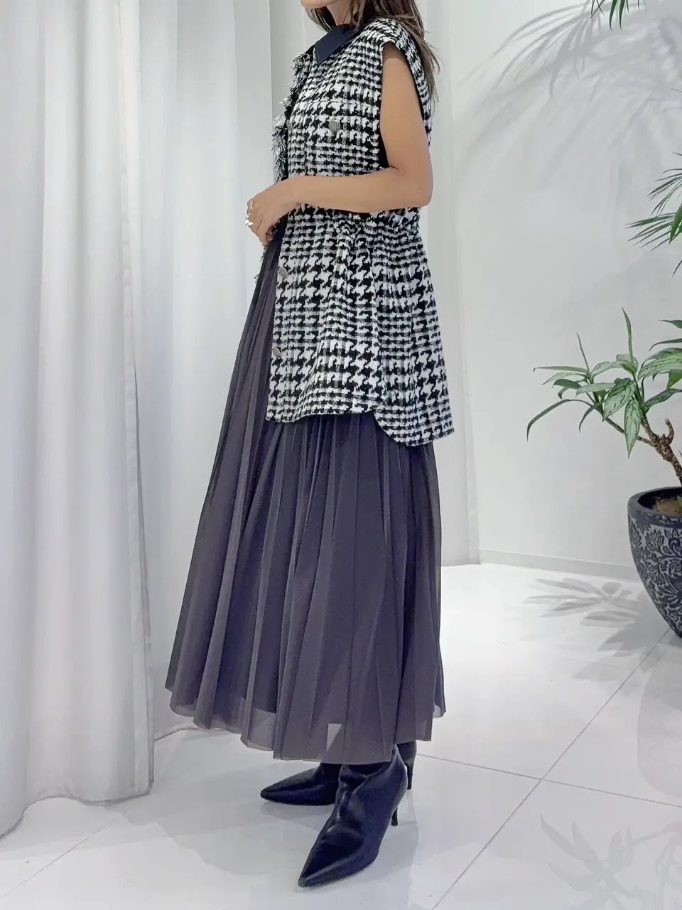 GRACE CONTINENTAL yukimi yonee コーディネート画像