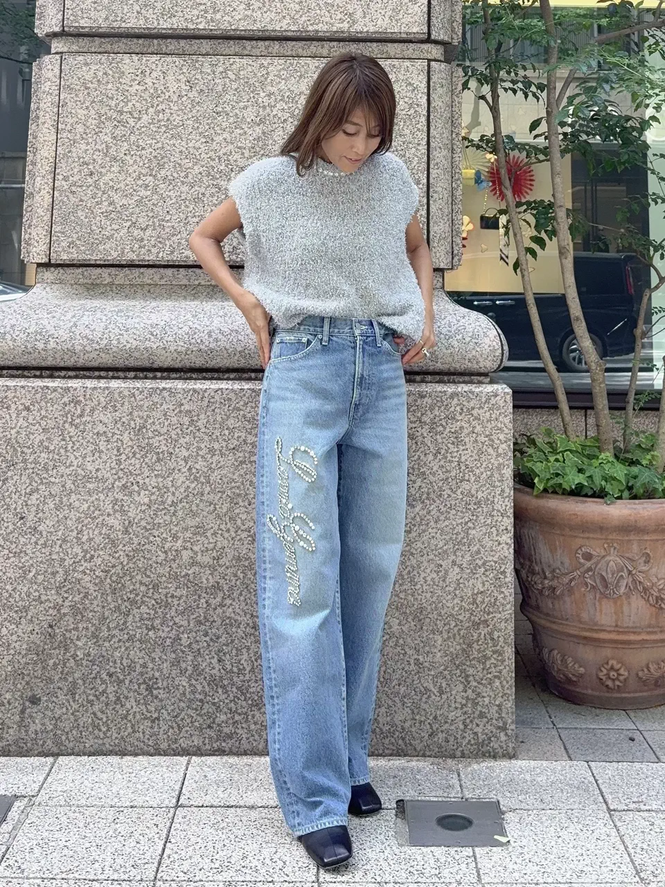 GRACE CONTINENTAL yukimi yonee コーディネート画像