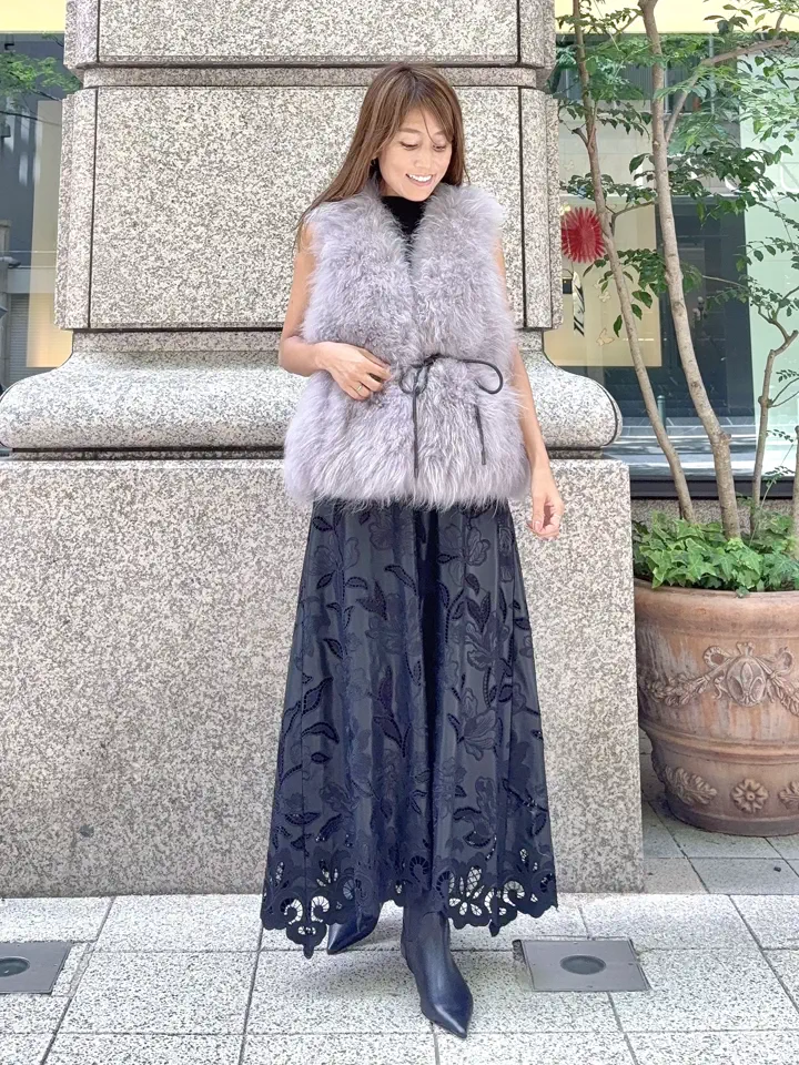 GRACE CONTINENTAL yukimi yonee コーディネート画像