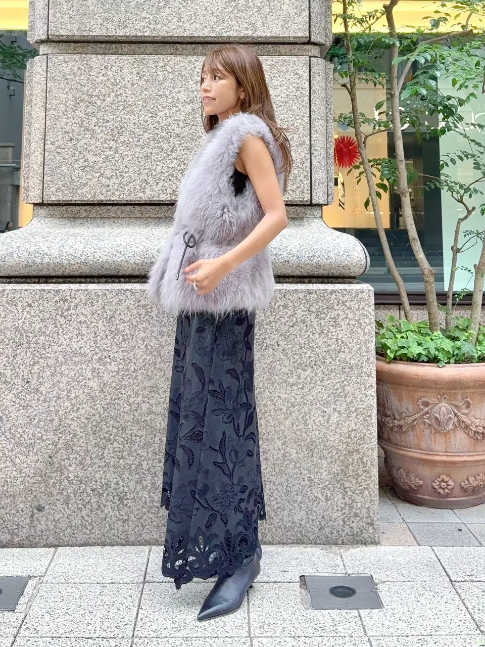 GRACE CONTINENTAL yukimi yonee コーディネート画像