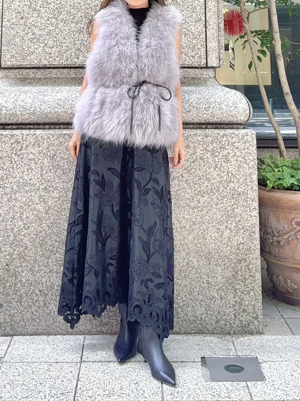 GRACE CONTINENTAL yukimi yonee コーディネート画像