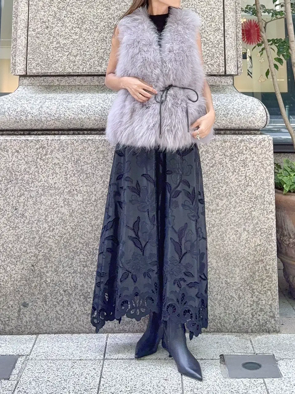 GRACE CONTINENTAL yukimi yonee コーディネート画像