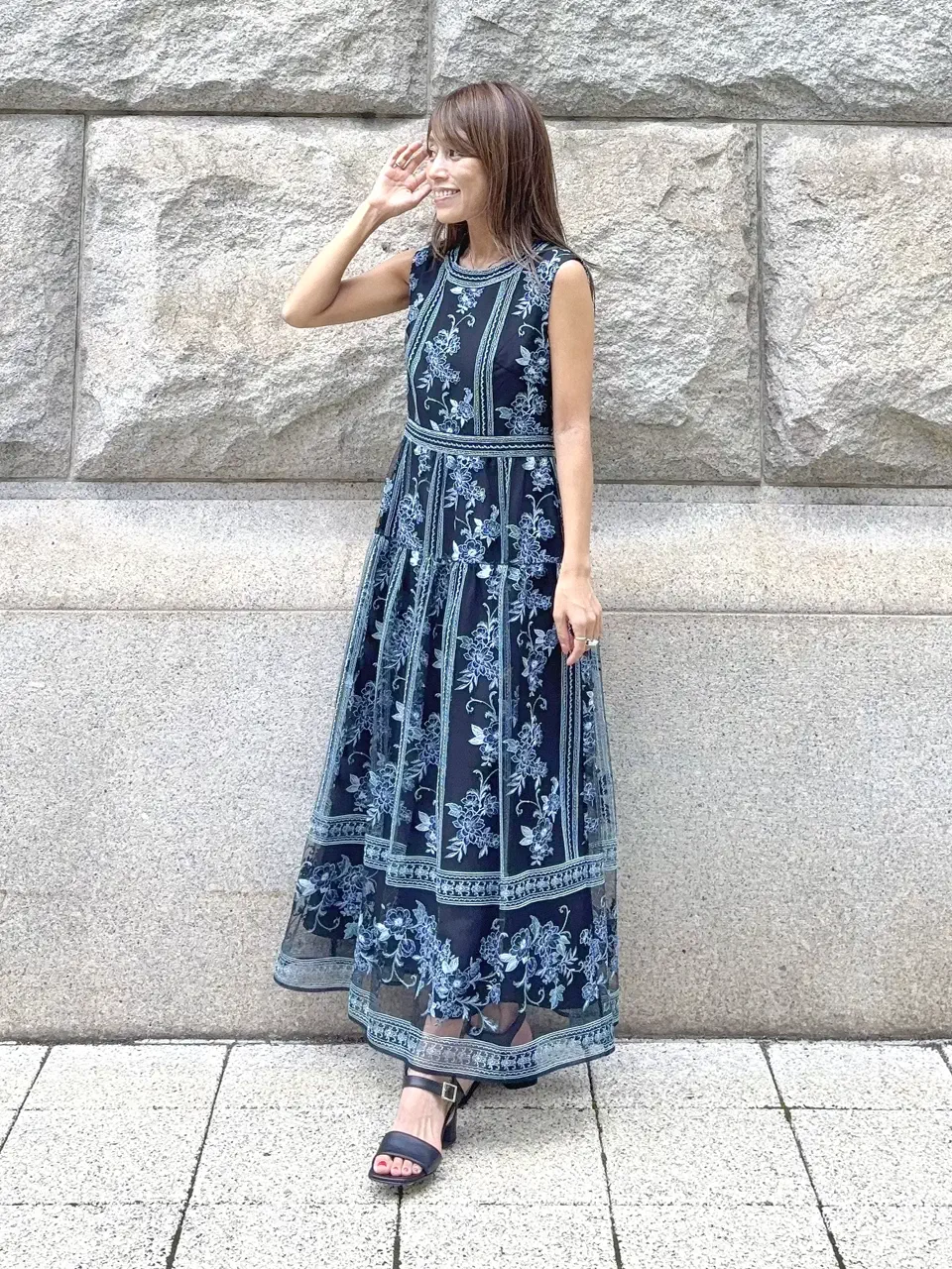 GRACE CONTINENTAL yukimi yonee コーディネート画像