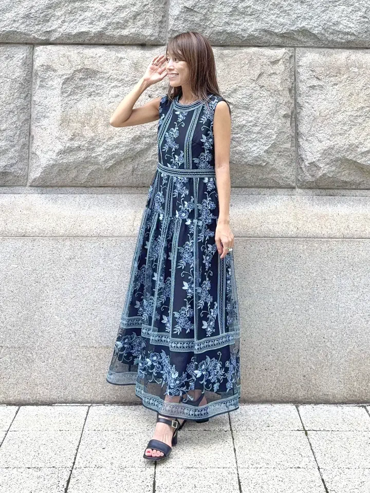 GRACE CONTINENTAL yukimi yonee コーディネート画像